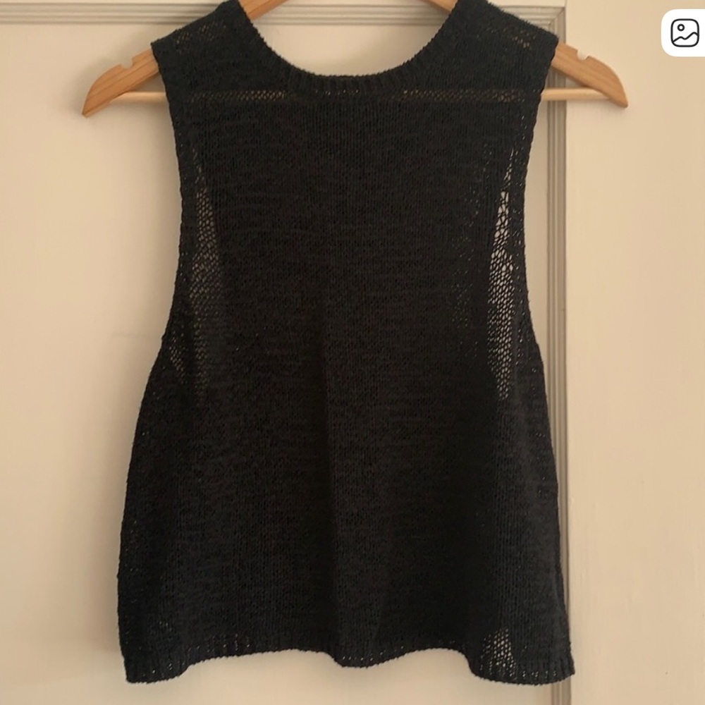 Knit Black Tank American Apparel Sleeveless